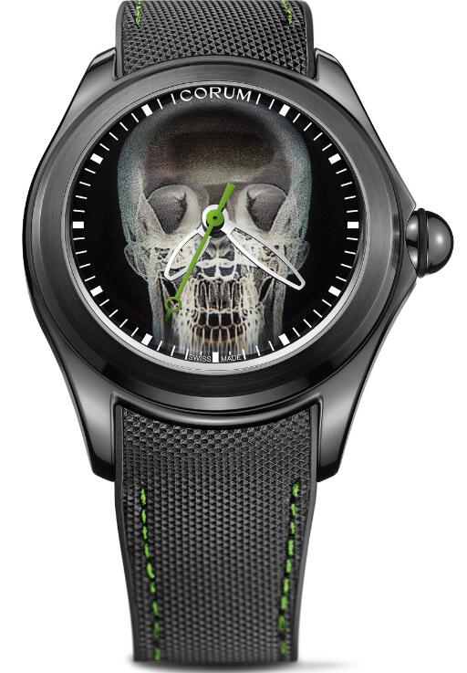 Corum Watch BUBBLE 47 SKULL X-RAY Replica L082/04330 - 082.320.98/0601 SX01